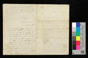 Brief von Poock an die theuersten Eltern