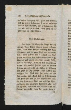 270-276, Erste - Fuenfte Beobachtung