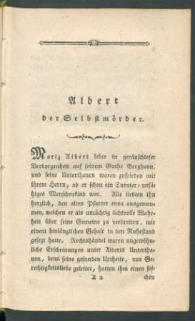 Albert der Selbstmörder.