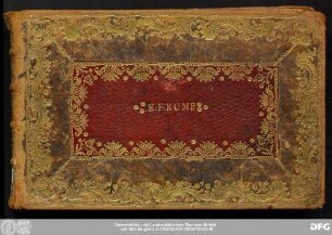 Stammbuch Ernst Friedrich Rump