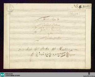 Sonatas - Mus. Hs. 850 : vl (2), vlc; B|b