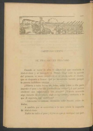 Capítulo LXXVI - De fracaso en fracaso