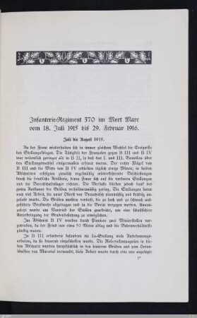 Infanterie-Regiment 370 im Mort Mare