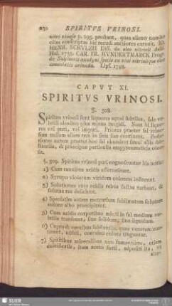 Caput XI. Spiritus Urinosi