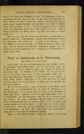 Gegner der Familienrechte an der Schulerziehung