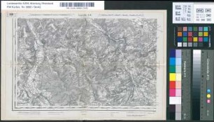 Karte von Frankreich 1:80.000. Gruppe I: Lunéville 70 C. [Kartographische Abtheilung der Königl. Preuss. Landes-Aufnahme]