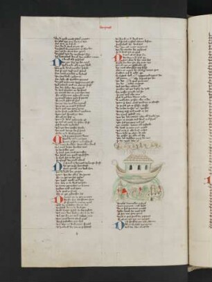 Sinflut mit Arche Noah