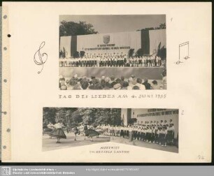 Konzert zum "Tag des Liedes" mit Männerchor und Jugendchor des Bergsteigerchores, dazu: Volkstanzgruppe des Bergsteigerchores