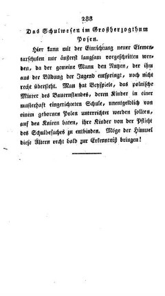 Das Schulwesen im Großherzogthum Polen