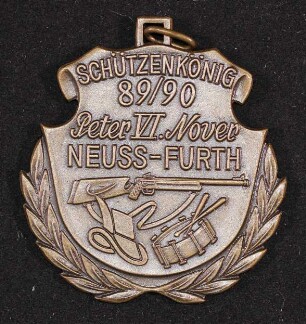 Orden Schützenkönig Neuss-Furth 1989/90 Peter Nover