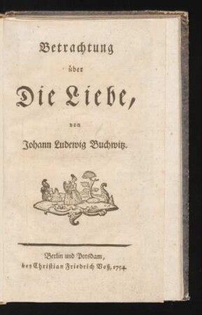 Betrachtung über Die Liebe