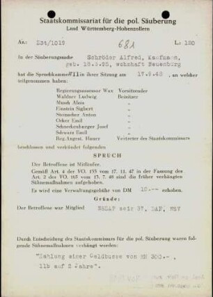 Schröder, Alfred