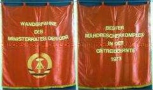 Wanderfahne des Ministerrates der DDR
