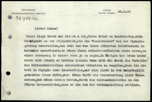 K. Kübler an E. Kunze