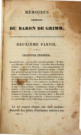 Mémoires politiques et anecdotiques, inédits, 2