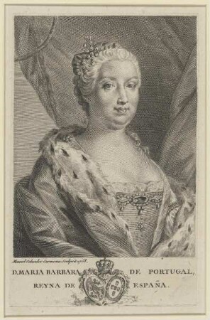 Bildnis der Maria Barbara, Königin von Spanien