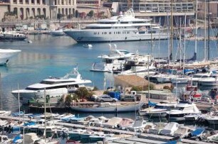 Monte Carlo - Yachthafen : Hafen Monte Carlo, aufgenommen 2006