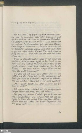 Der goldene Apfel