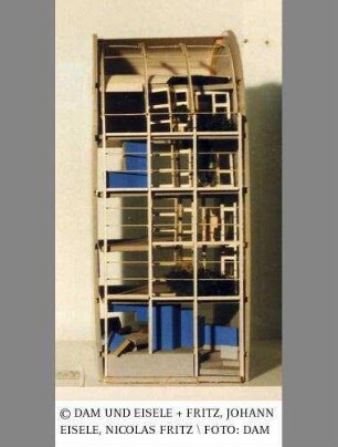Haus Saalgasse Nr. 8 - Variante B - Modell des Gesamtgebäudes