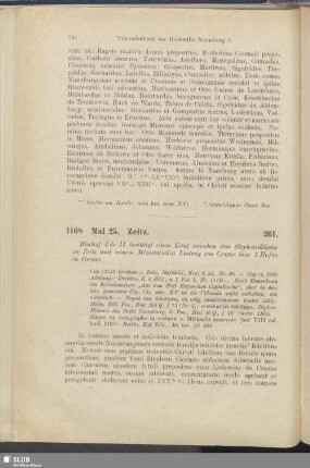 261. 1168, Mai 25. Zeitz