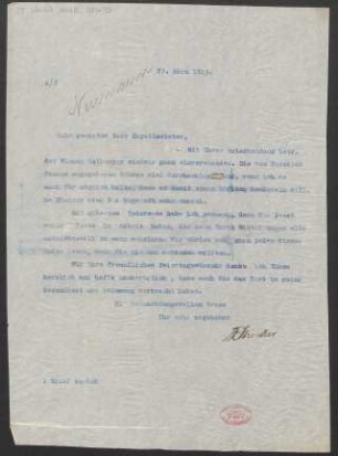 Brief an Frantisek Neumann : 27.02.1913