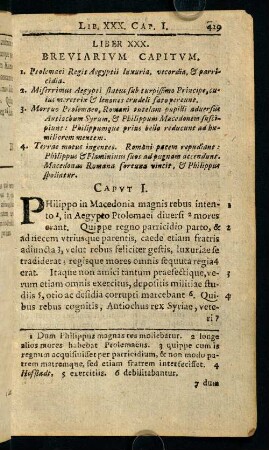 429-436, Liber XXX. Breviarivm Capitvm