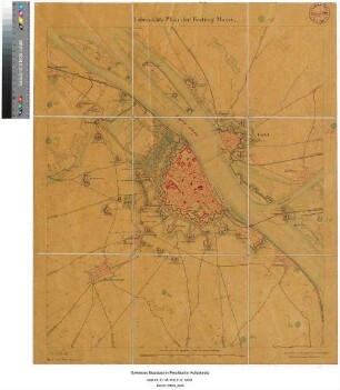 Übersichtsplan der Festung Mainz