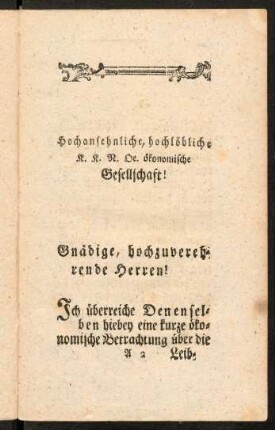 3-6, Gnädige, hochzuverehrende Herren!