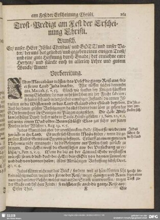 Trost-Predigt am Fest der Erscheinung Christi