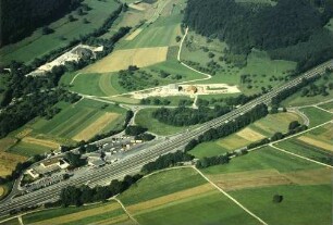 Tank- und Rastanlage Gruibingen und Behelfsausfahrt