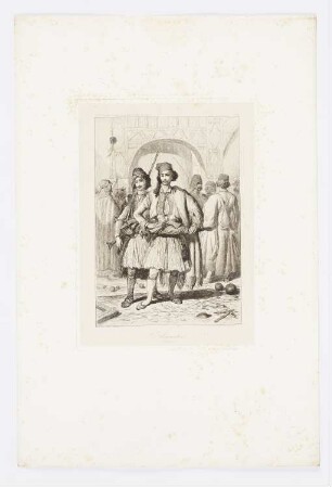 Arnautes, Blatt 7 der Folge "Bevölkerung der Donauprovinzen im Jahr 1854"