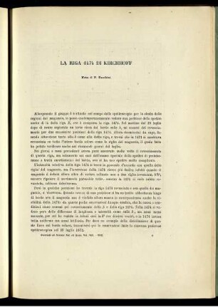 La Riga 1474 Di Kirchhoff