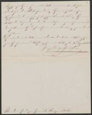 Brief an den Prediger Herrn Dr. Henry in Berlin : 21ten Dezember 1851