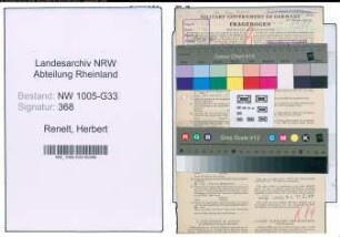 Entnazifizierung Herbert Renelt , geb. 19.02.1908 (Studienrat)