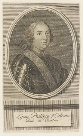 Bildnis des Louis Philippe d'Orleans