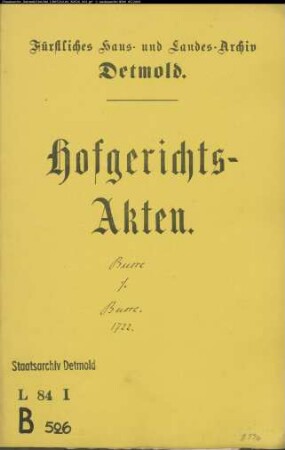 Busse, Bartold zu Hölsen gegen Henrich Busse zu Hölsen