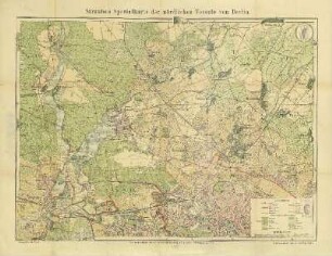 Straube's Spezialkarte der nördlichen Vororte von Berlin