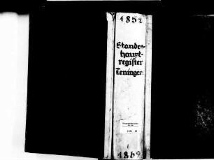 Teningen EM; Evangelische Gemeinde: Standesbuch 1852-1869
