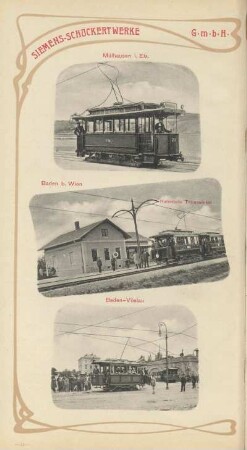 Mülhausen i. Els. ; Baden b. Wien ; Baden-Vöslau