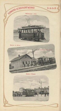 Mülhausen i. Els. ; Baden b. Wien ; Baden-Vöslau