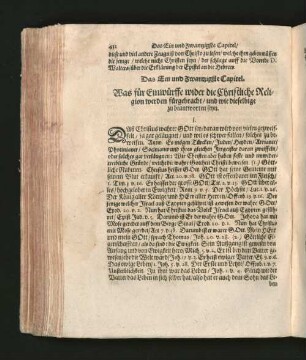 [Das Ein und Zwantzigste - Sechs und Zwantzigste Capitel.]