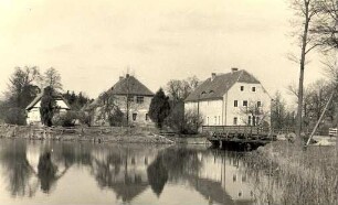 Dorfteich in Kreba : Wjesny hat w Chrjebi