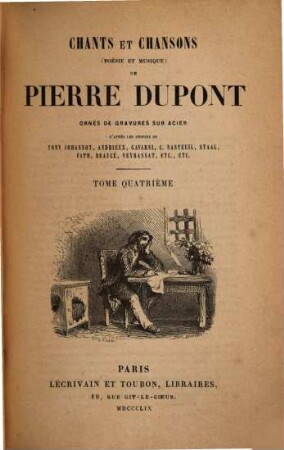 Chants et chansons : (poésie et musique), 4