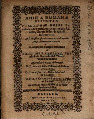 Animae Humanae Essentia