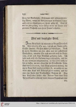 Fünf und dreyßigster Brief