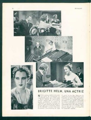 Brigitte Helm, una actriz