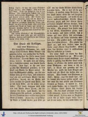 Der Hund als Ankläger.