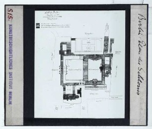 Berlin, Schloss : Zeichnung: Grundriss
