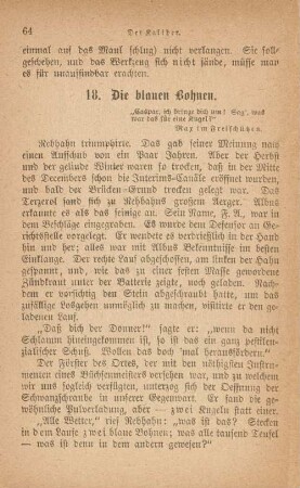 18. Die blauen Bohnen