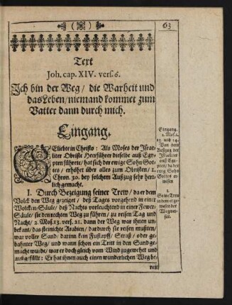 Text Joh. cap. XIV. vers. 6.